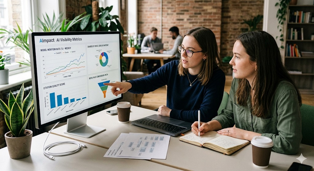 AI visibility metrics every growth team should track