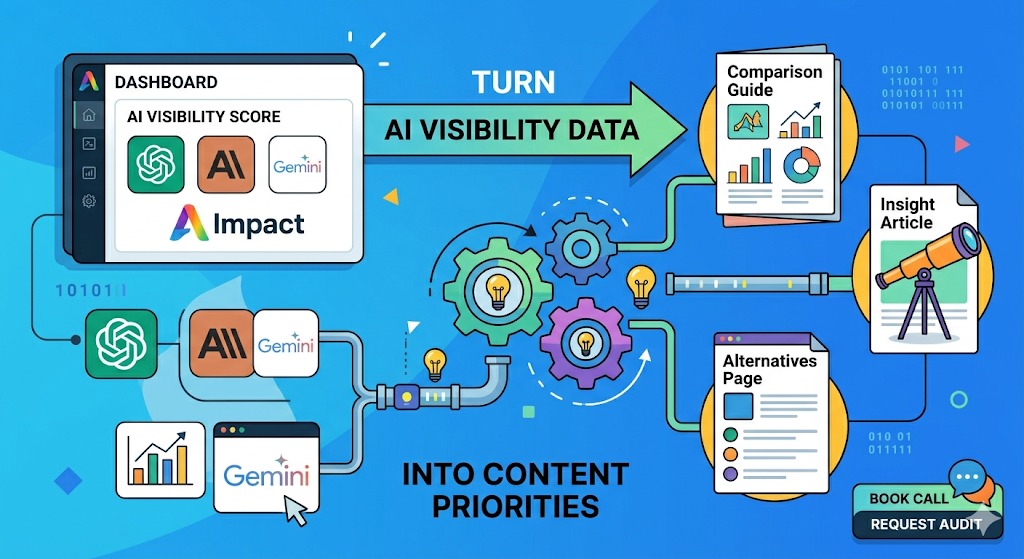 How to turn AI visibility data into content priorities